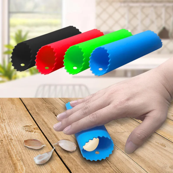 Easy Roller Peeling Tube Useful Kitchen Gadget Silicone Garlic Peeler - Image 6