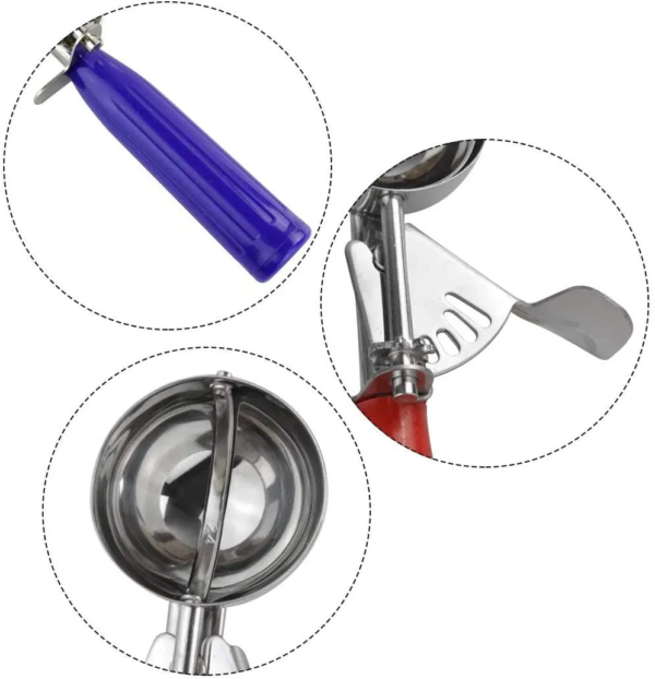 Kitchen Gadgets Fruits Ball Scoop Stainless Steel Ice Cream Scoop - Image 7