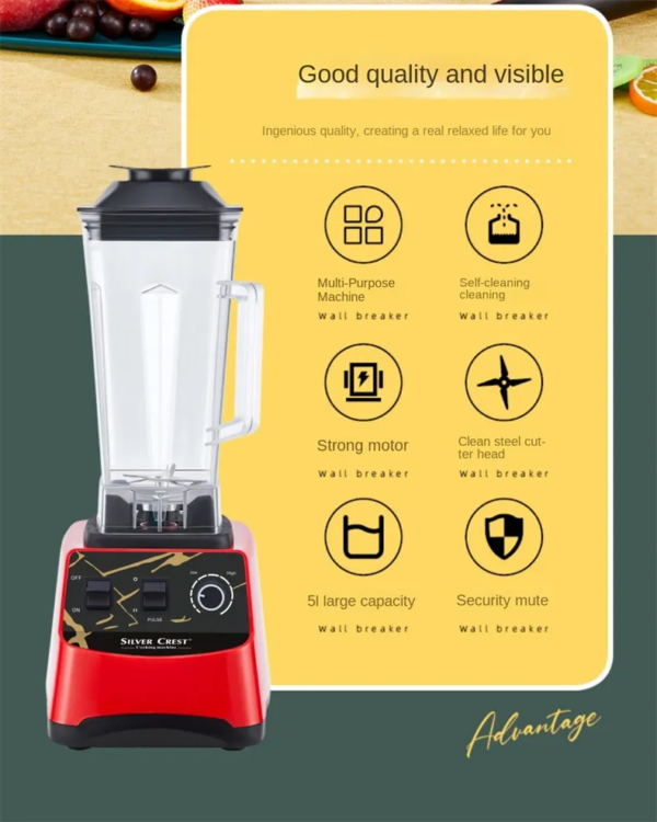 New Type Portable Ice Smoothie Blender Food Mixer Juice Blender - Image 2