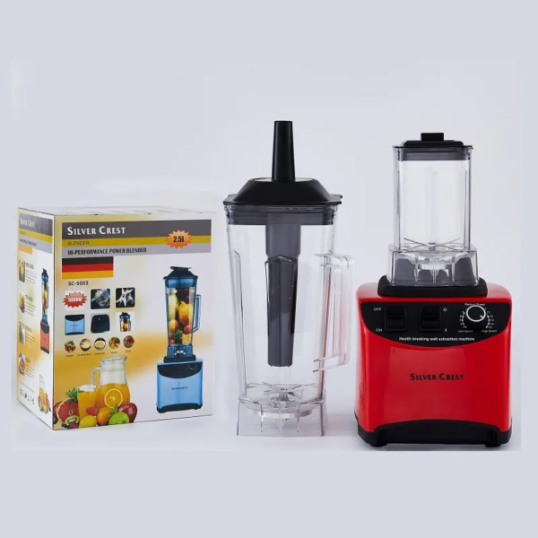 Smoothie Blender Double Cup 2 in 1 Silver Crest Blender and Juicer - Image 5