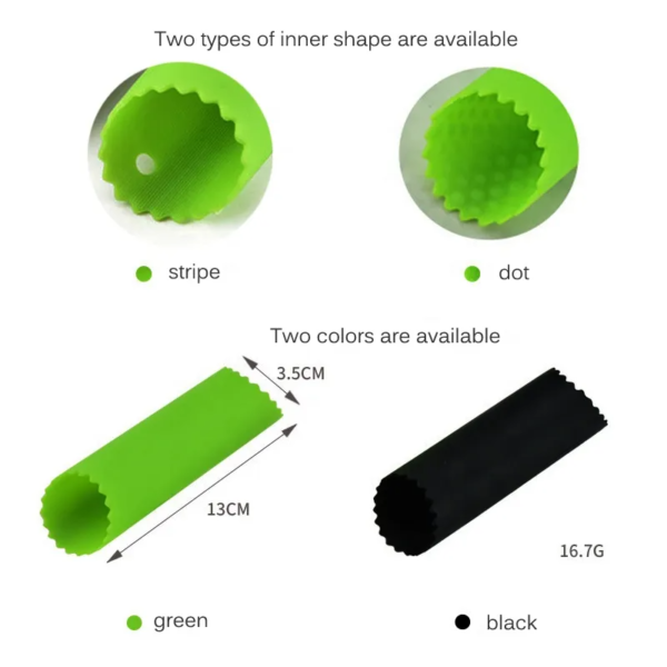 Easy Roller Peeling Tube Useful Kitchen Gadget Silicone Garlic Peeler - Image 4