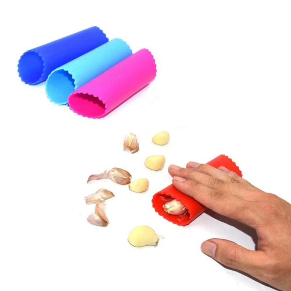 Easy Roller Peeling Tube Useful Kitchen Gadget Silicone Garlic Peeler - Image 3