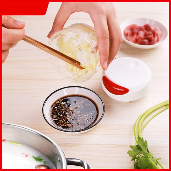 Kitchen Gadgets Manual Food Chopper Hand-Powered Vegetable Pull Chopper - Image 6