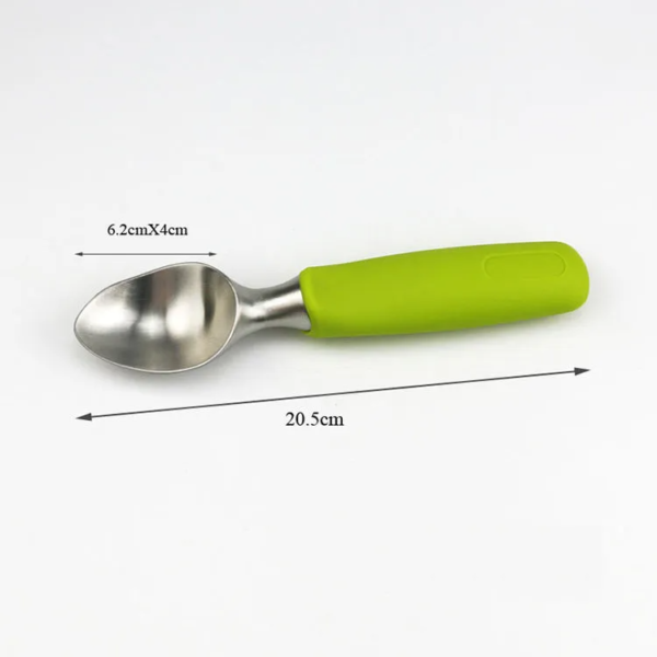 Kitchen Gadgets Ice Cream Spoon Stainless Steel Fruit Dessert Spoon - Image 3