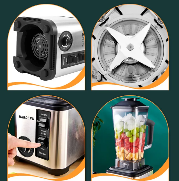 Heavy Duty Food Blender Fruit Juicer Commercial Smoothie Blenders - Image 7