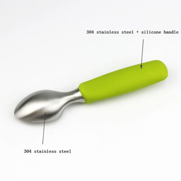 Kitchen Gadgets Ice Cream Spoon Stainless Steel Fruit Dessert Spoon - Image 2