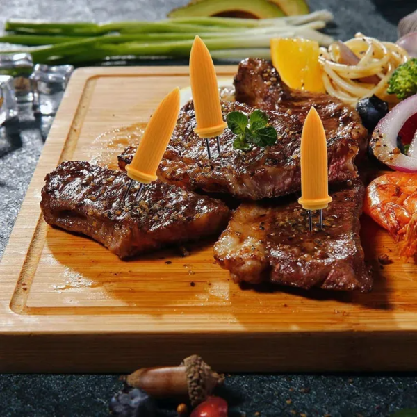 Hot Sale Kitchen Gadgets Barbecue Tool Corn Skewer Fruit Forks - Image 5
