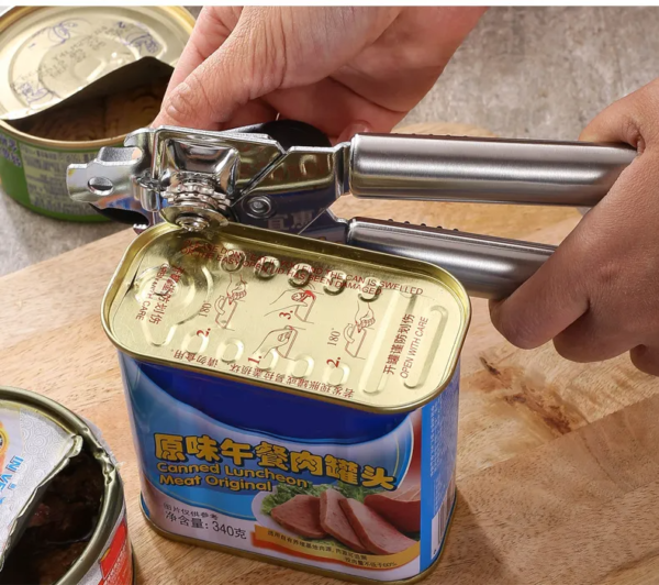 Easy Can Opener Stainless Steel Bottle Openers with Turn Knob Kitchen Gadgets