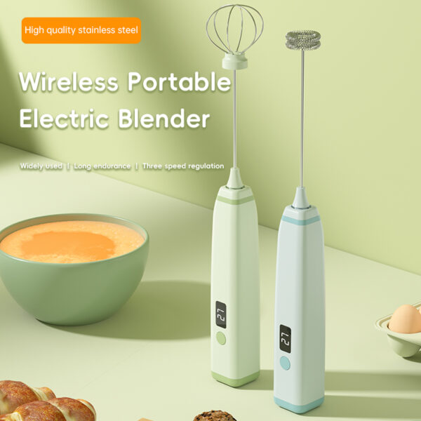 New Quality Portable Automatic Coffee Mixer Frother Milk Electric Rechargeable Milk Frother USB Handheld Electric Milk Frother - Image 6