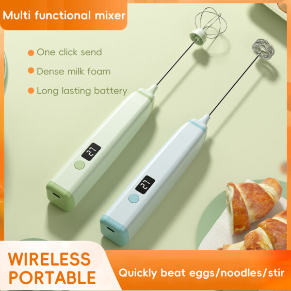 New Quality Portable Automatic Coffee Mixer Frother Milk Electric Rechargeable Milk Frother USB Handheld Electric Milk Frother - Image 9