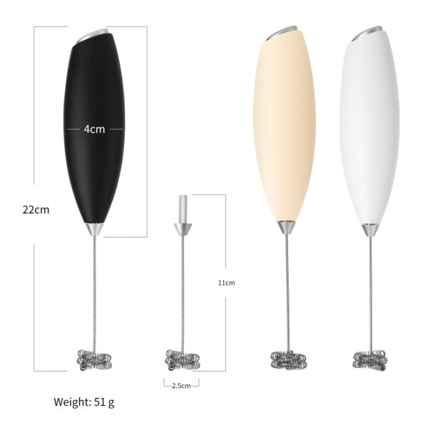 Powerful Frother Wand Mini Drink Coffee Mixer Electric Hand Mixer - Image 2