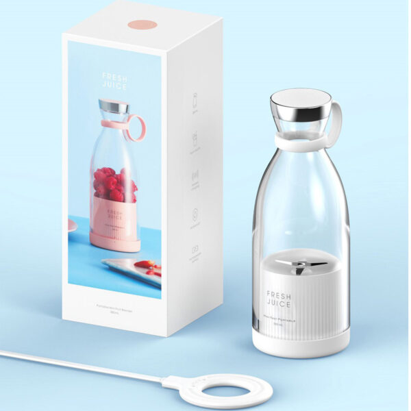 Portable Blender 350ML Bottle Fresh Blender Wireless Charging Electric Fresh Juicers Machine - Image 5