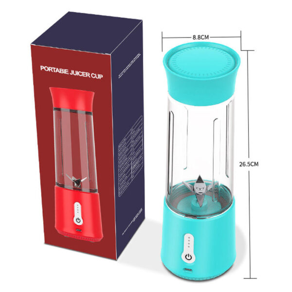 500ml BPA Free Personal Mini Portable USB Rechargeable Travel Smoothie Juicer Blender Hand Mixer Blender Portable Mini Blender - Image 4