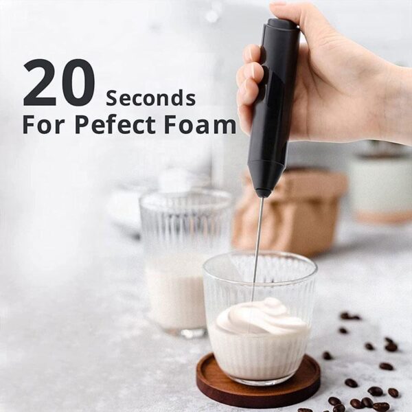 Portable Automatic Milk Frother Mini Coffee Foamer Beater Handheld Electric Milk Frother - Image 4