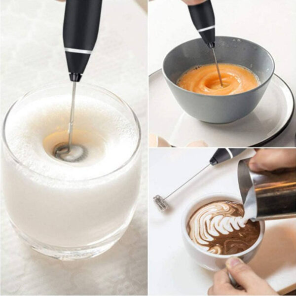 Milk foam frother Wholesale rechargeable milk frother electric handheld usb rechargeable - Image 3