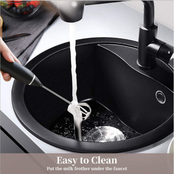 Milk foam frother Wholesale rechargeable milk frother electric handheld usb rechargeable - Image 4