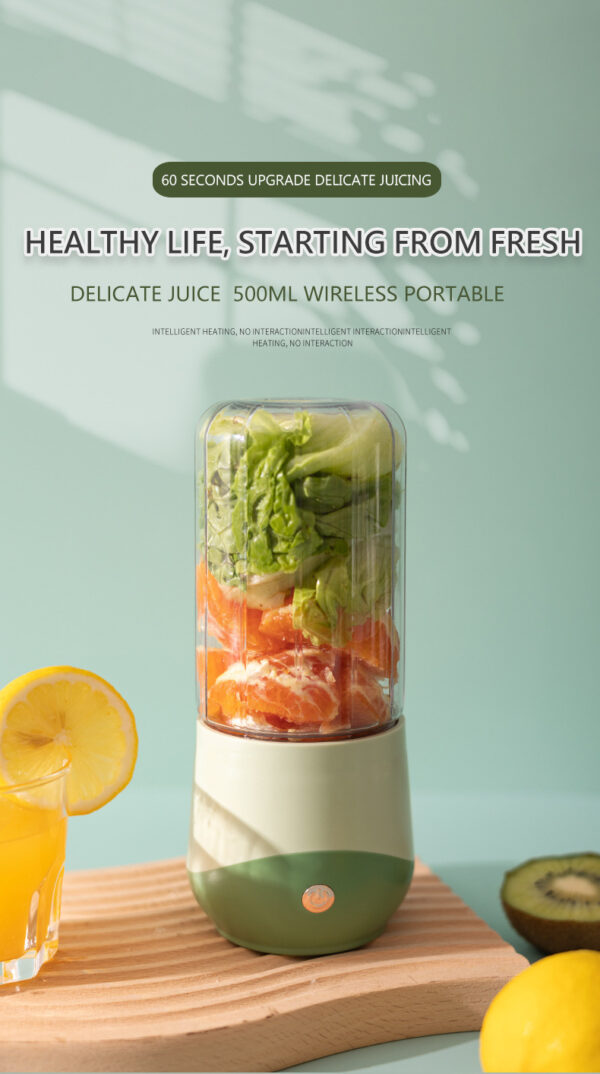 Rechargeable Portable juicer Blender mixer Smoothie 4 Blades Private label Mini Juicer blender Cup For Travel - Image 2