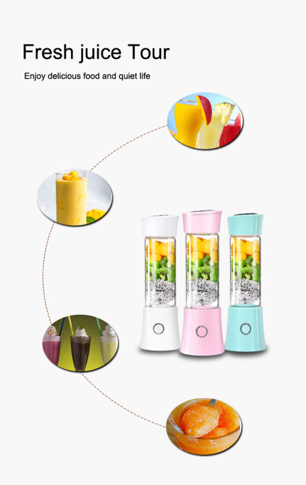 Hot Sale Juicer Mixer Mini Portable Multifunction Juicer Blender Water Bottle Juicer - Image 2