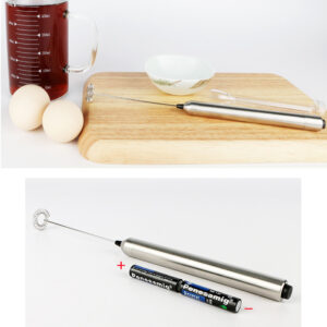 Wholesale kitchen accessories battery powered electric stainless steel milk frother