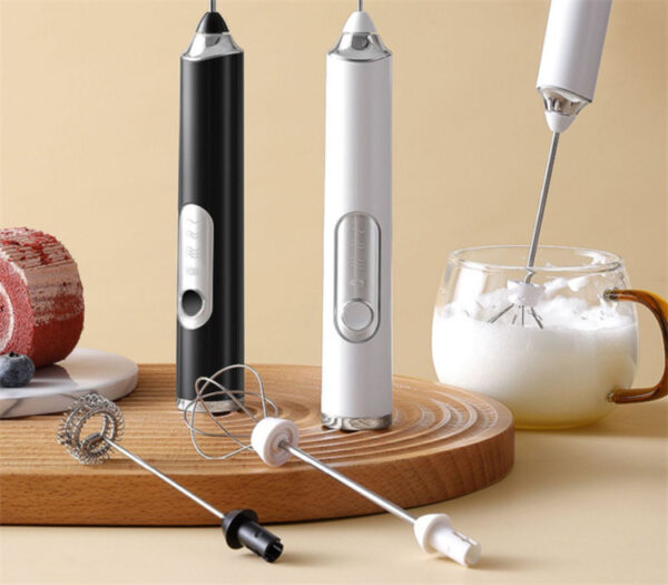 New deign milk frother 3 speed adjustable USB rechargeable wireless usb milk frother foamer - Image 8
