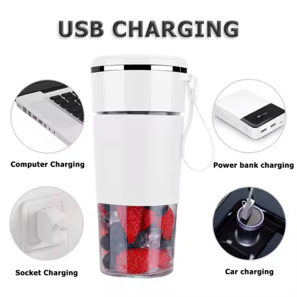 Mini Juicer Portable Blender With 300ml Bpa-free Bottles Mini Juicer - Image 2